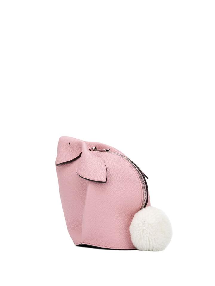 Loewe Rabbit Clutch Bag - Pink