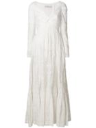 Etro V-neck Flared Dress - White