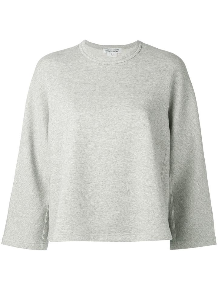 Comme Des Garçons Comme Des Garçons - Knitted Top - Women - Cotton - S, Grey, Cotton