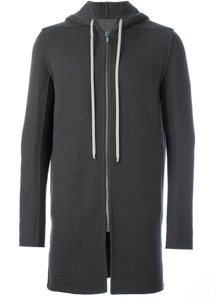 Rick Owens Long-length Hoodie