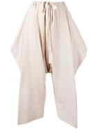 Stella Mccartney Oversized Pocket Trousers, Women's, Size: 40, Nude/neutrals, Cotton