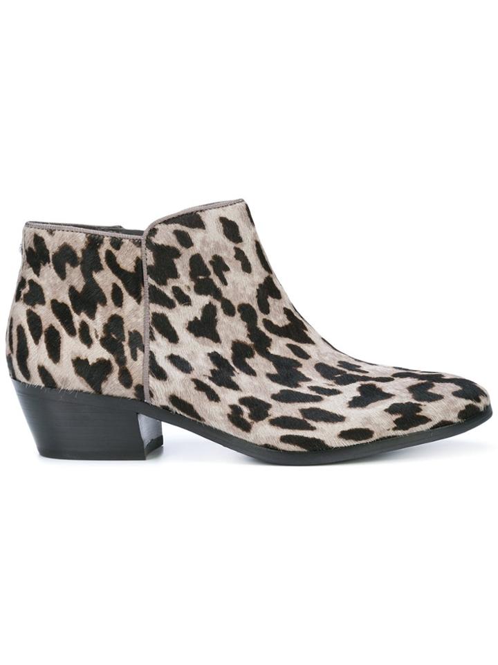 Sam Edelman Low Chunky Heel Ankle Boots - Multicolour