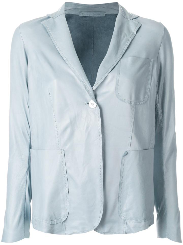Salvatore Santoro Boxy Blazer - Blue