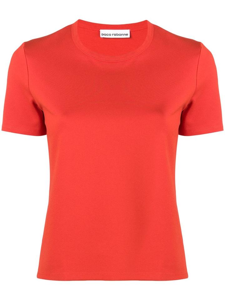 Paco Rabanne Logo Short-sleeve T-shirt - Orange