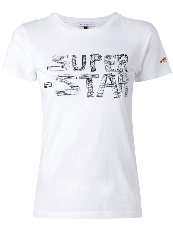 Bella Freud - 'superstar' T-shirt - Women - Cotton - S, White, Cotton
