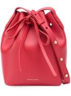Mansur Gavriel Mini Bucket Shoulder Bag - Red