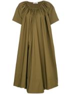 Jil Sander Balloon Dress - Green
