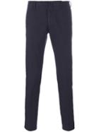 Incotex Skinny Trousers, Men's, Size: 48, Blue, Cotton/spandex/elastane