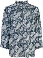 Apiece Apart Floral Print Blouse - Blue