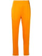 Haider Ackermann Stripe Detail Tapered Trousers - Yellow & Orange