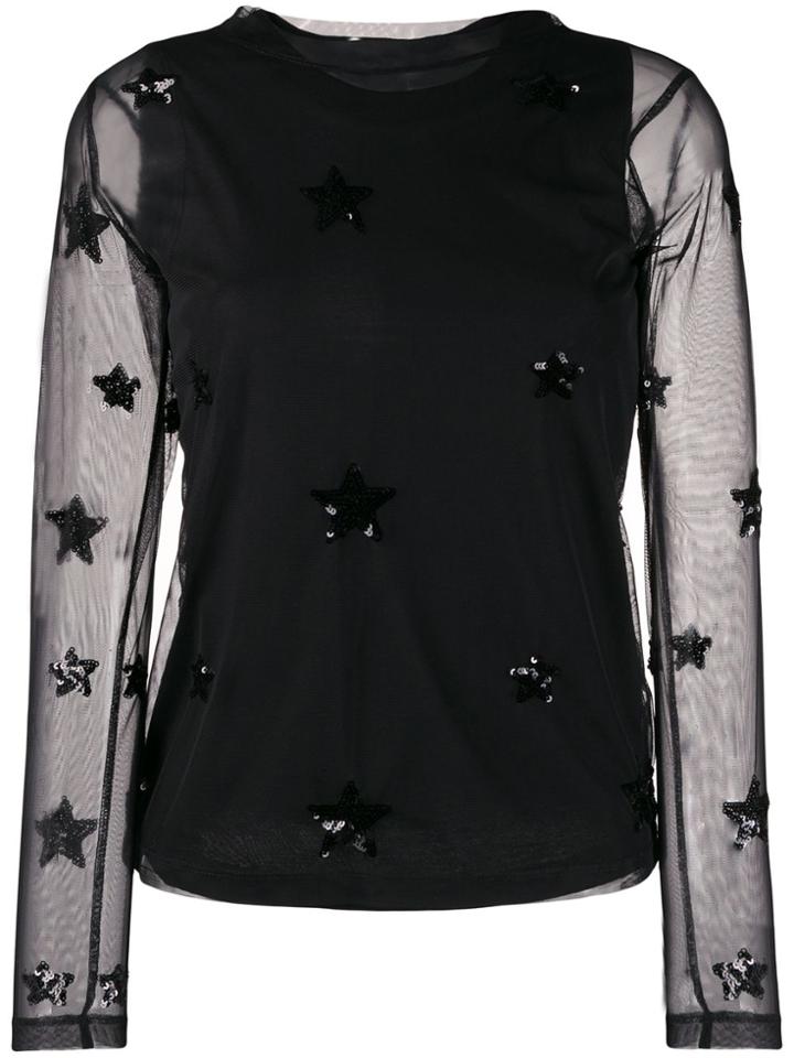 P.a.r.o.s.h. Cosky Beaded T-shirt - Black