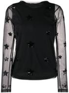 P.a.r.o.s.h. Cosky Beaded T-shirt - Black