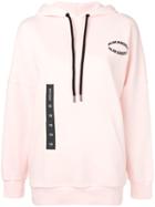 Palm Angels Logo 'xs' Size Tag Hoodie - Pink