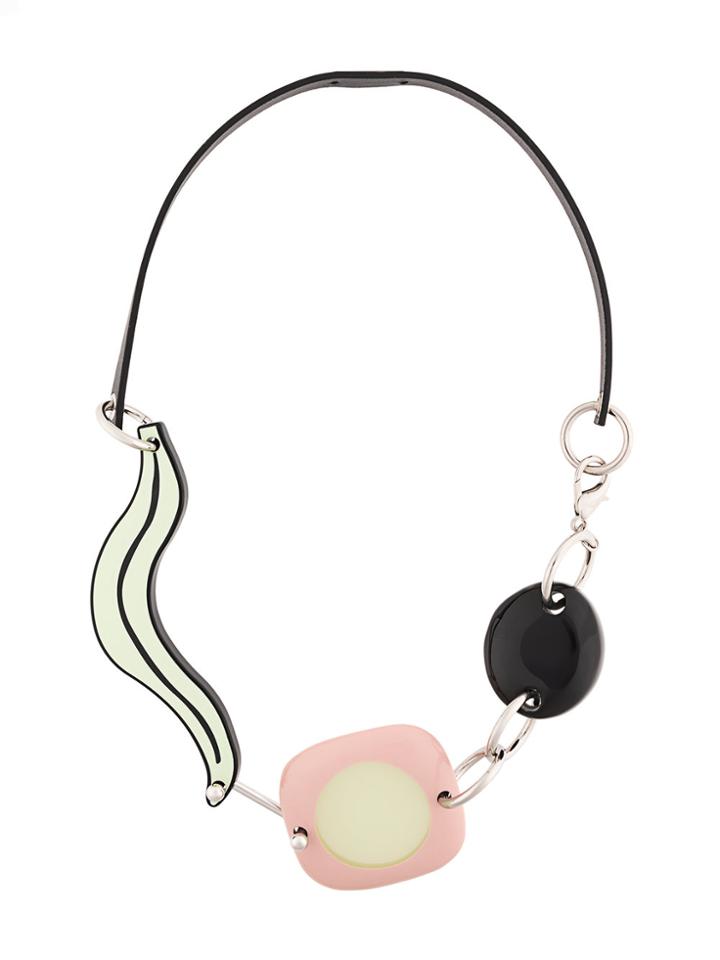 Marni Abstract Shapes Necklace - Multicolour