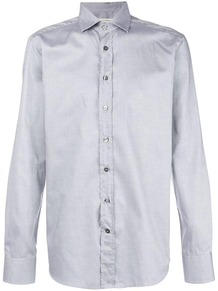Etro Cutaway Collar Shirt - Grey
