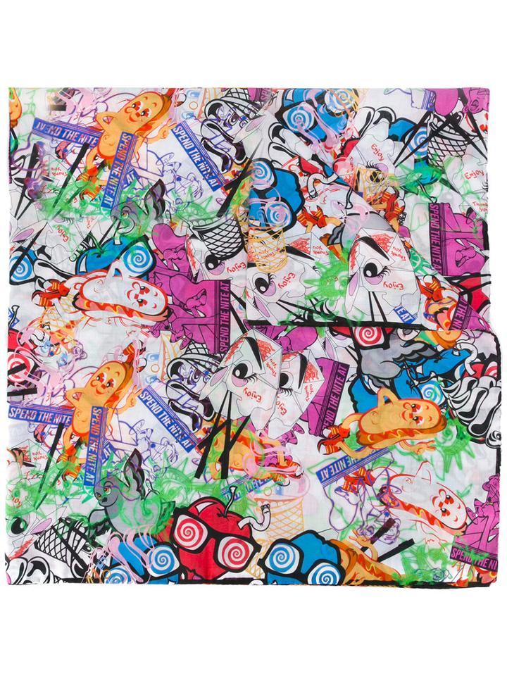 Kenzo Flyer Scarf, Women's, Cotton/silk