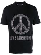 Love Moschino Peace And Love T-shirt - Black