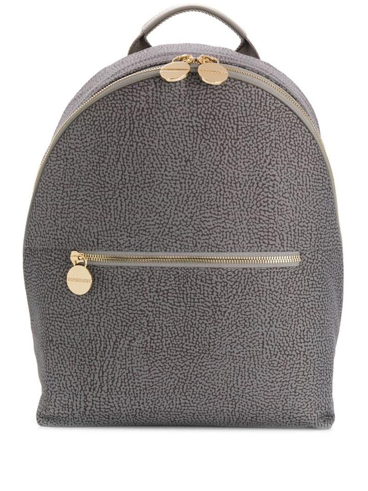 Borbonese Medium Backpack - Grey