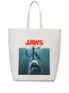 Calvin Klein 205w39nyc Jaws Print Tote Bag - White