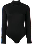 Marcelo Burlon County Of Milan Side-stripe Bodysuit - Black