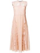 Red Valentino Lace Ruffle Dress - Nude & Neutrals