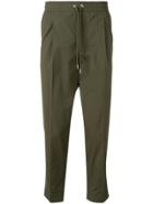 Moncler Drawstring Waist Trousers - Green