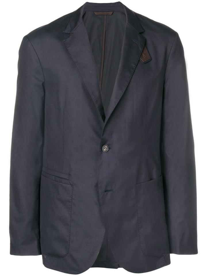 Ermenegildo Zegna Single-breasted Blazer - Blue