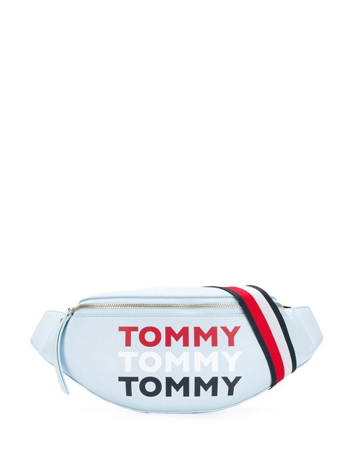 Tommy Hilfiger Logo Print Bum Bag - Blue