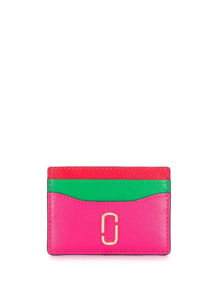 Marc Jacobs Logo Plaque Card Case - Pink