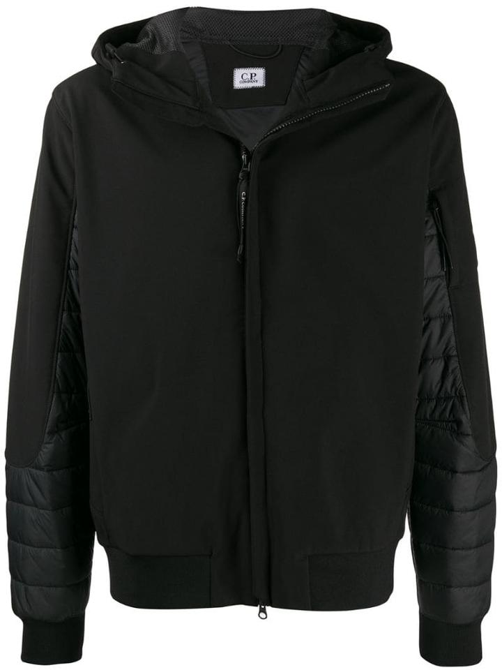 Cp Company Padded Hoodie - Black