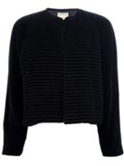 Versace Vintage Cropped Velvet Jacket, Women's, Size: 44, Black