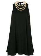 Twin-set Flared Mini Dress - Black