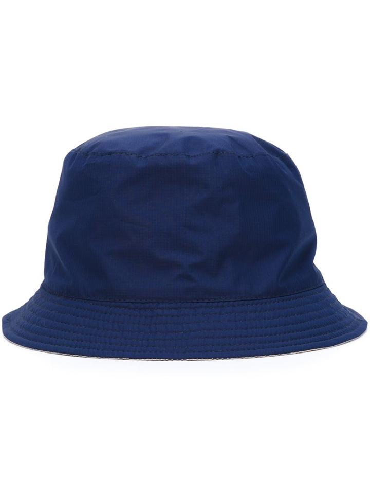 Canali Bucket Hat, Men's, Size: 57, Blue, Polyester