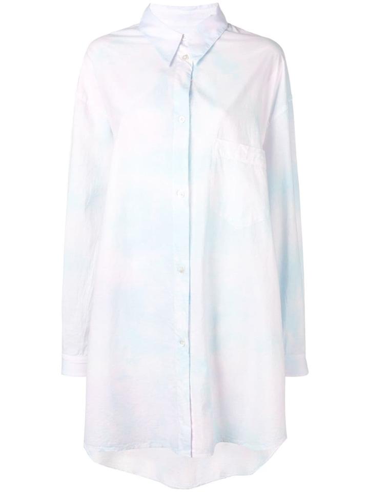 Mm6 Maison Margiela Tie Dye Oversized Shirt - Pink