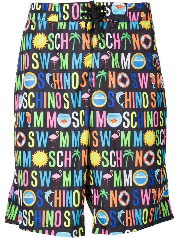 Moschino Swim Logo Swim Shorts