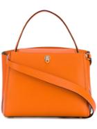 Valextra - Brera Bag - Women - Leather - One Size, Yellow/orange, Leather