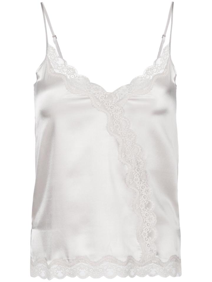 Max & Moi Lace Trim Camisole - Nude & Neutrals