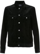 A.p.c. Corduroy Jacket, Men's, Size: Large, Black, Cotton