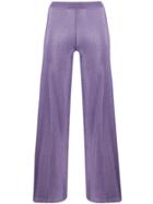 Missoni Flared Metallic Trousers - Purple