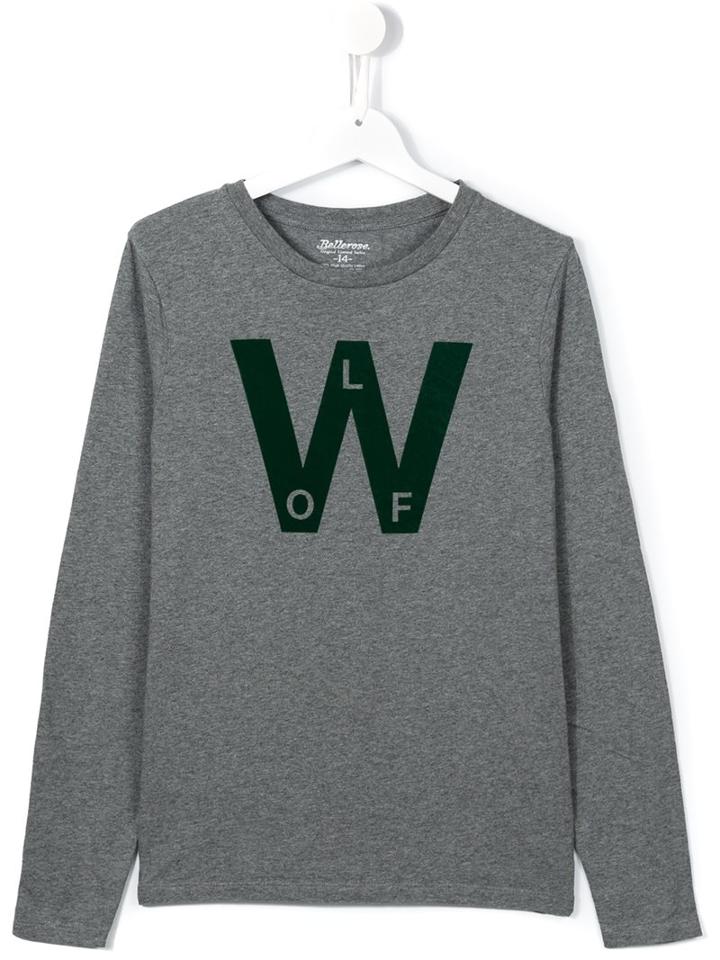 Bellerose Kids Wolf Logo T-shirt