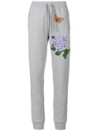 Jo No Fui High Waisted Track Pants - Blue