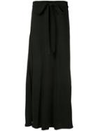 Lee Mathews Didion Tie-fastening Skirt - Black
