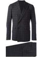 Dsquared2 Double Breasted Two-piece Suit, Men's, Size: 50, Grey, Polyester/viscose/virgin Wool
