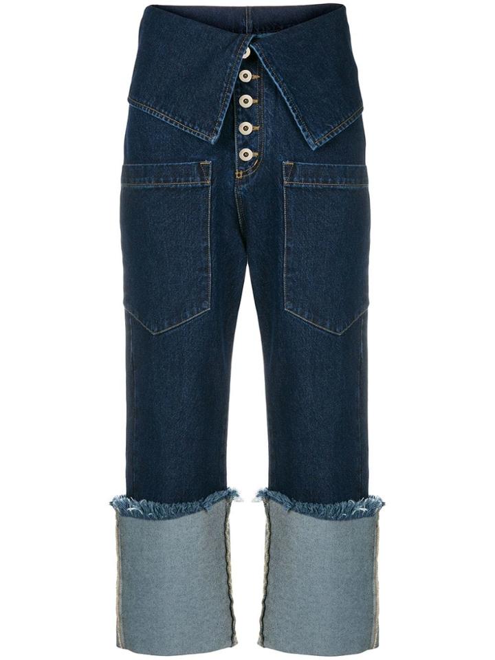 Marques'almeida Fisherman Jeans - Blue