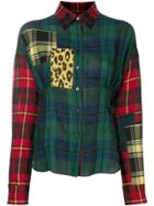 Ermanno Scervino Tartan Patterned Shirt - Green