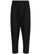 Dashiel Brahmann Drop-crotch Cropped Trousers - Black