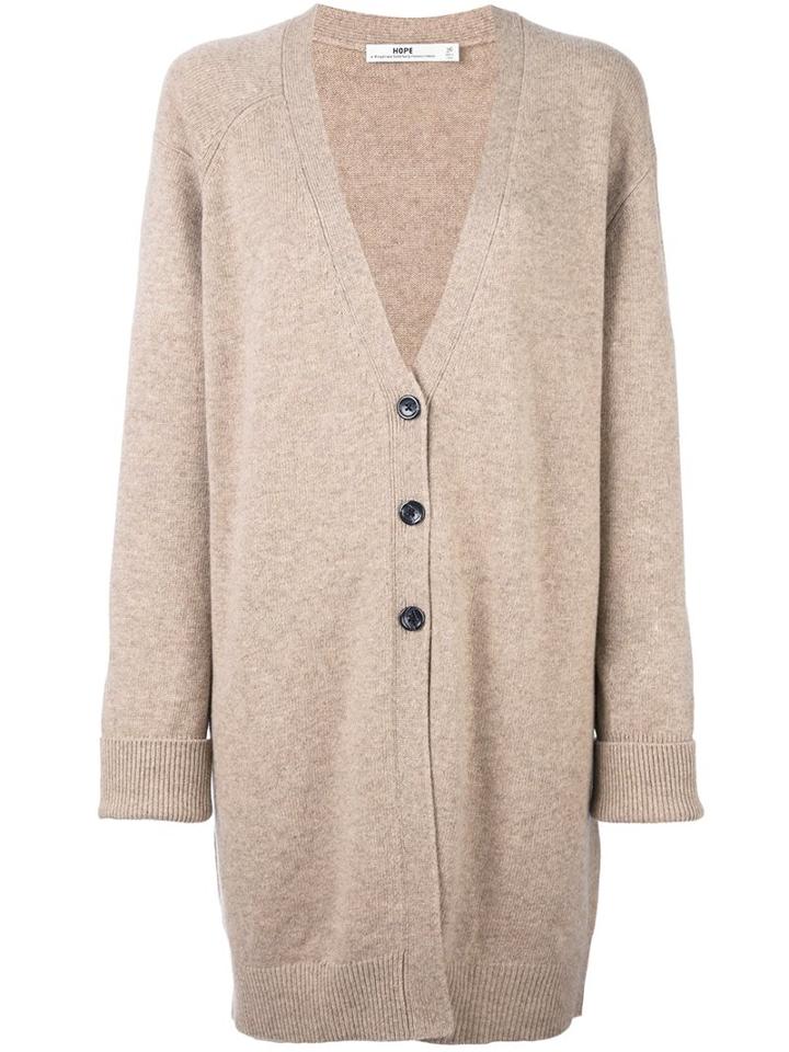 Hope 'all Cardy' Cardigan, Women's, Size: 40, Nude/neutrals, Polyamide/lambs Wool