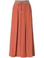 Lorena Antoniazzi Cropped Palazzo Trousers - Yellow