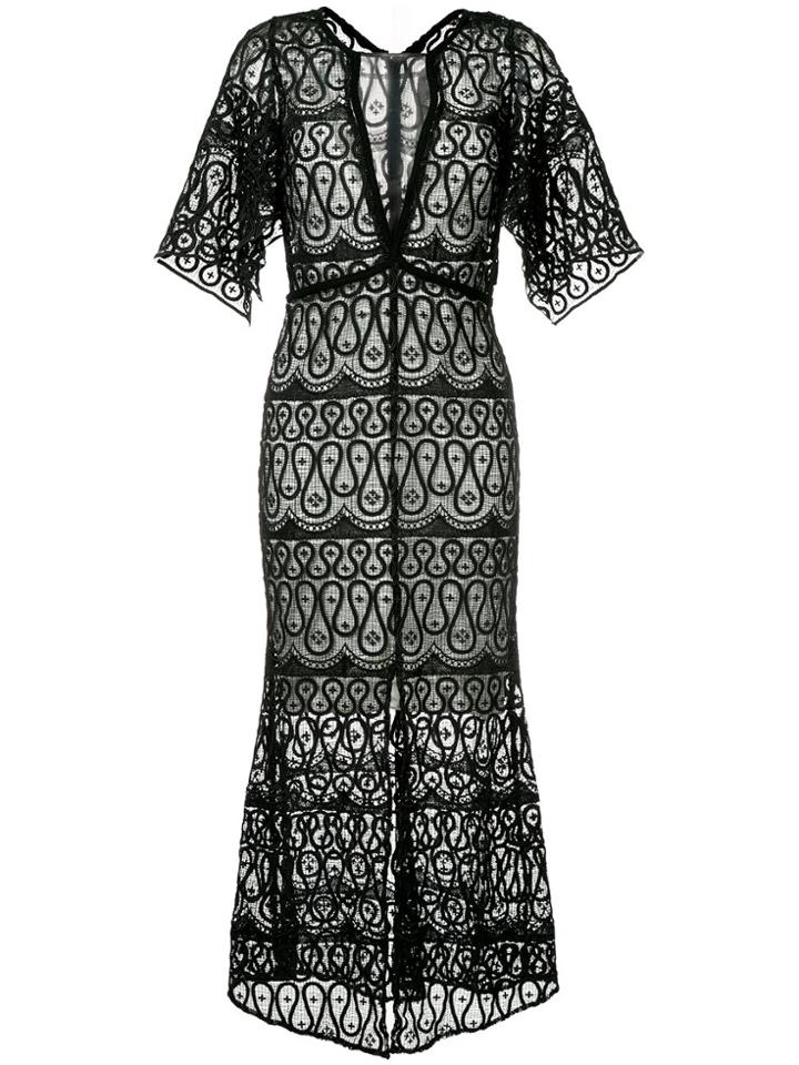 Manning Cartell Serpentine Lines Dress - Black