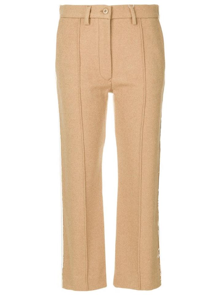 Mm6 Maison Margiela Contrast Panel Cropped Trousers - Neutrals